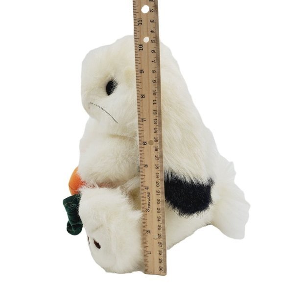 Easter Bunny Rabbit Plush Holding A Carrot 12” Stuffed Animal Toy Spring Cute - Picture 5 of 6